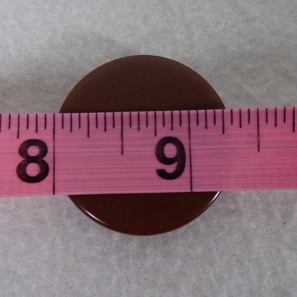 Vintage Backgammon Game Pieces / Chips Lot of 15 Brown 1.25" Diameter - Picture 7 of 7